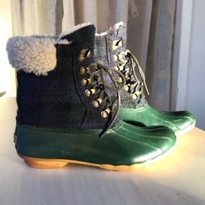 Sperry Saltwater Duck Booties w/ 100% Wool